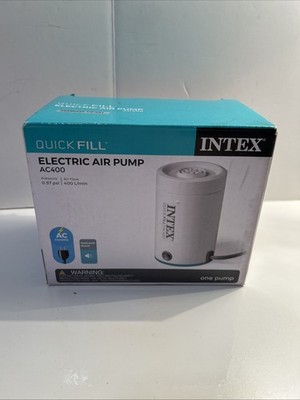 Intex 120V Quick Fill Cylinder Electric Pump NEW.