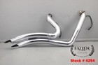 2009 Harley Dyna VANCE & HINES Exhaust Muffler Header Pipe Assembly CHROME #4254