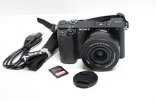 Sony Alpha a6100 Mirrorless 4K Camera w/E PZ 16-50mm F3.5-5.6 OSS II Lens 128GB