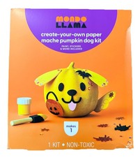 Perfect Gift NIB Mondo Llama Halloween Pumpkin Dog Paper Mache Kit PRISTINE