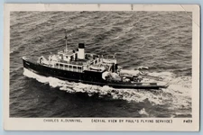 Canada Postcard Charles A. Dunning Aerial View c1930's Posted RPPC Photo