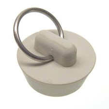 Danco 35974B White Rubber Sink Stopper 1 Dia. in. for Tub Pack of 5