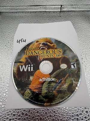 Cabela's Dangerous Hunts 2009 Wii Video Game Hunting Shooter