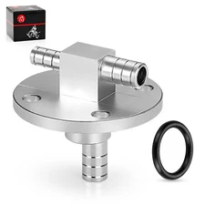 Aluminum Billet Fuel Tank Pipe Joint for Yamaha Rhino 660 YXR660F 2004 2005-2007