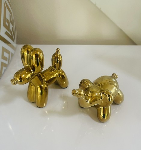 Balloon Dog And Balloon Elephant - Small - Gold - Picture 4 of 7