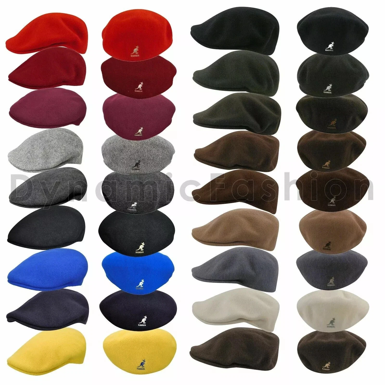 Authentic Mens KANGOL 504 100% Wool 0258BC Cap Sizes S M L XL XXL