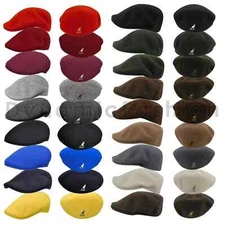 Authentic Mens KANGOL 504 100% Wool 0258BC Cap Sizes S M L XL XXL