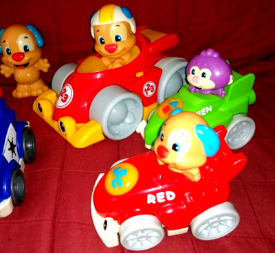 FPrice Laugh & Learn Smart Stages Puppy's Press & Go Car/Smart Car