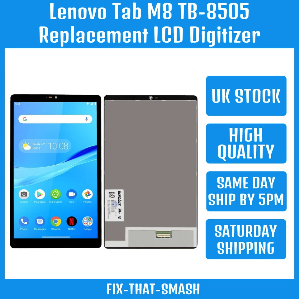 For Lenovo Tab M8 TB-8505X TB-8505F Replacement LCD Display Screen Digitizer