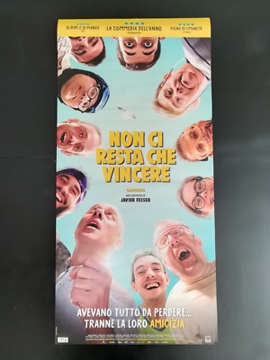 NON CI RESTA CHE VINCERE Locandina Film 33x70 Poster Originale Cinema FESSER
