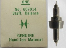 Hamilton 18s 607014 SRSC balance staff 723 pivot 11