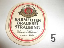1 Stück Brauerei Kameliten Brauerei Straubing  Bierdeckel, aus Sammlung Nr. 5