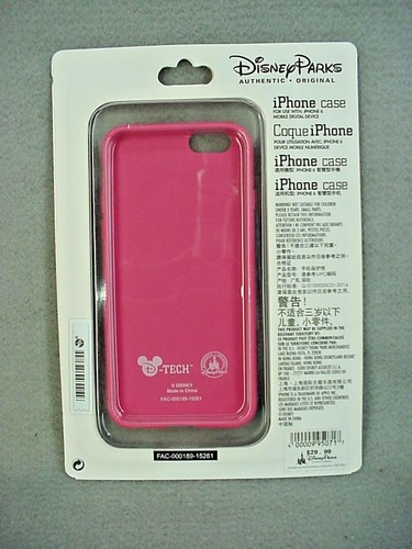 Disney Parks 2016 Mickey Mouse Disneyland Pink Cell Phone Case iPhone 6 NEW - Picture 2 of 2
