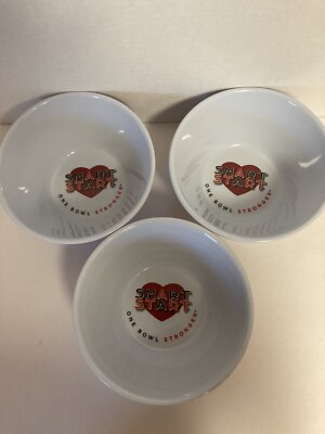Set of 3 Hard Plastic Kellogg's Smart Start Cereal Bowls ~ BRAND NEW ~
