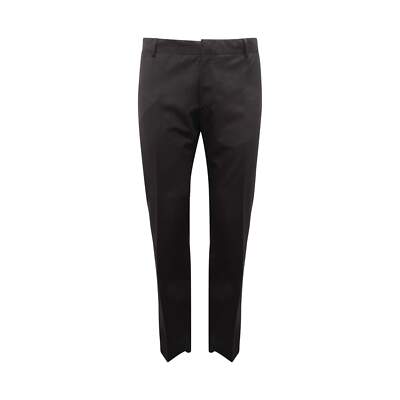 6772AV MEN'S TROUSERS TONEL MAN WOOL TROUSERS BLACK