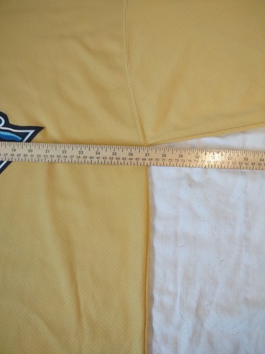 Vintage CCM NHL Nashville Predators Alternate Mustard Cat Logo Hockey Jersey XL - Picture 10 of 13