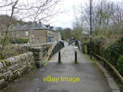 Foto 6x4 Die Bogenfederbrücke über den Fluss Goyt Whaley Bridge The rai c2016