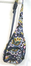 NEW Vera Bradley Small Sling Backpack Charmont Meadow 12.5 x 6 x 1 NWOT
