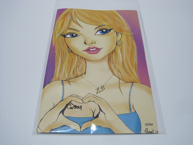 Exclusive Virgin Taylor Swift #1 comic! #13 (Taylor's fave number) of 20! BLACK