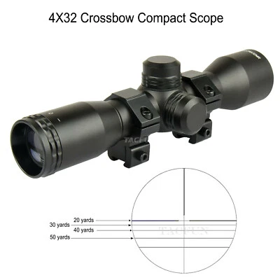 TF 4X32 Crossbow Compact Scope with 5 Line Reticle