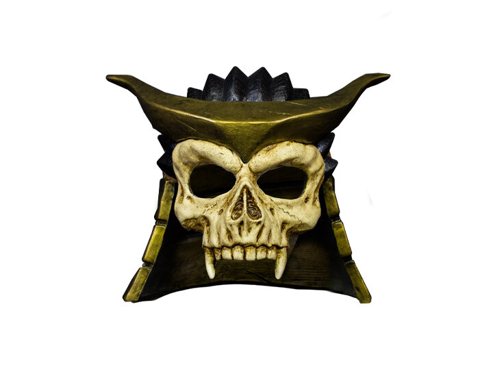 Mortal Kombat Shao Khan Plastic Adult Helmet Mask Trick or Treat