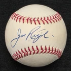 JOE RIGOLI Signed Official Baseball-CARDINALS-PHILLIES-HALL OF FAME SCOUT-JSA
