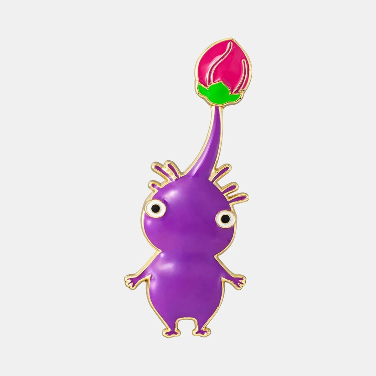 Y313 UGX Nintendo switch PIKMIN Badge Purple Pikmin badge