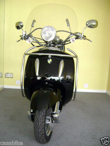 Roller Windschild-Windabweiser-Windschutz Retroroller Motorroller Scooter ZNEN - Picture 2 of 7