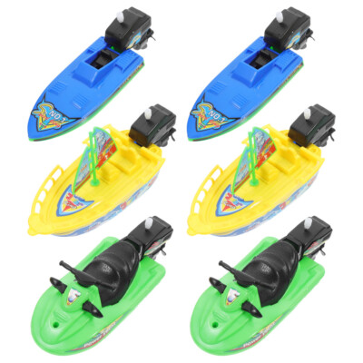  6 Pcs Plastik -Segelspielzeug Segelboot Segelbootdekor Kind Baby