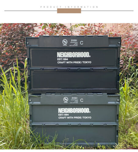 50L NEIGHBORHOOD Outdoor Folding Camping Storage Box Case Car Trunk Home Decor - Picture 7 of 11