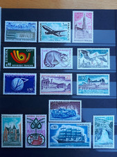 timbres France : 1973 YT n° 1750, 1751, 1752, 1753... à 1762 et 1764 NEUF **