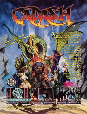 Cadash TurboGrafx 16 Sega Genesis 1991 Game Promo Ad Art Print Poster - Glossy
