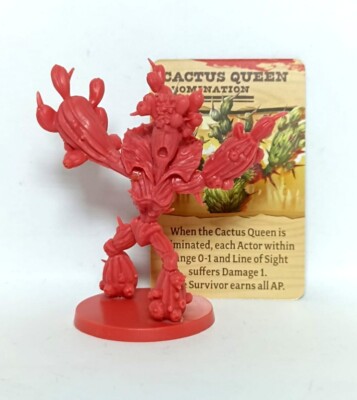 Figurine Cactus Queen Abomination - Exclusivité Kickstarter Zombicide Undead Or Alive - G174 - Occasion