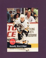 1991 Pro Set Randy Burridge #4   Washington Capitals