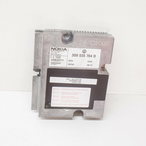 VW PHAETON 3D Nokia Phone ECU Control Unit 3D0035704D 4.2 Benzin 246kw 2003