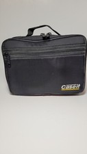 Case-it 16 Cassette Tape Storage Holder Travel Carry Bag Handle Black
