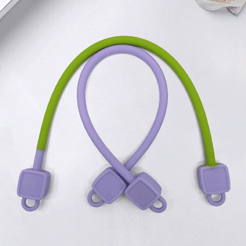 Bag Pendant Silicone Wrist Strap Anti-lost Rope Silicone Phone Strap - Photo 6 sur 19