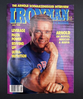 IRON MAN Magazine  JULY 1988  ARNOLD SCHWARZENEGGER INTERVIEW (read)