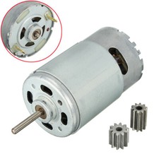 12V 30000RPM Electric Motor Gear Box W/ 2 Gears For Kids Ride On Car Toy Parts