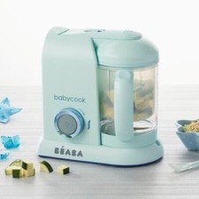 BEABA Babycook Limited Edition 4 in 1 Steam Cooker Blender, 4.5 Cups Blueberr