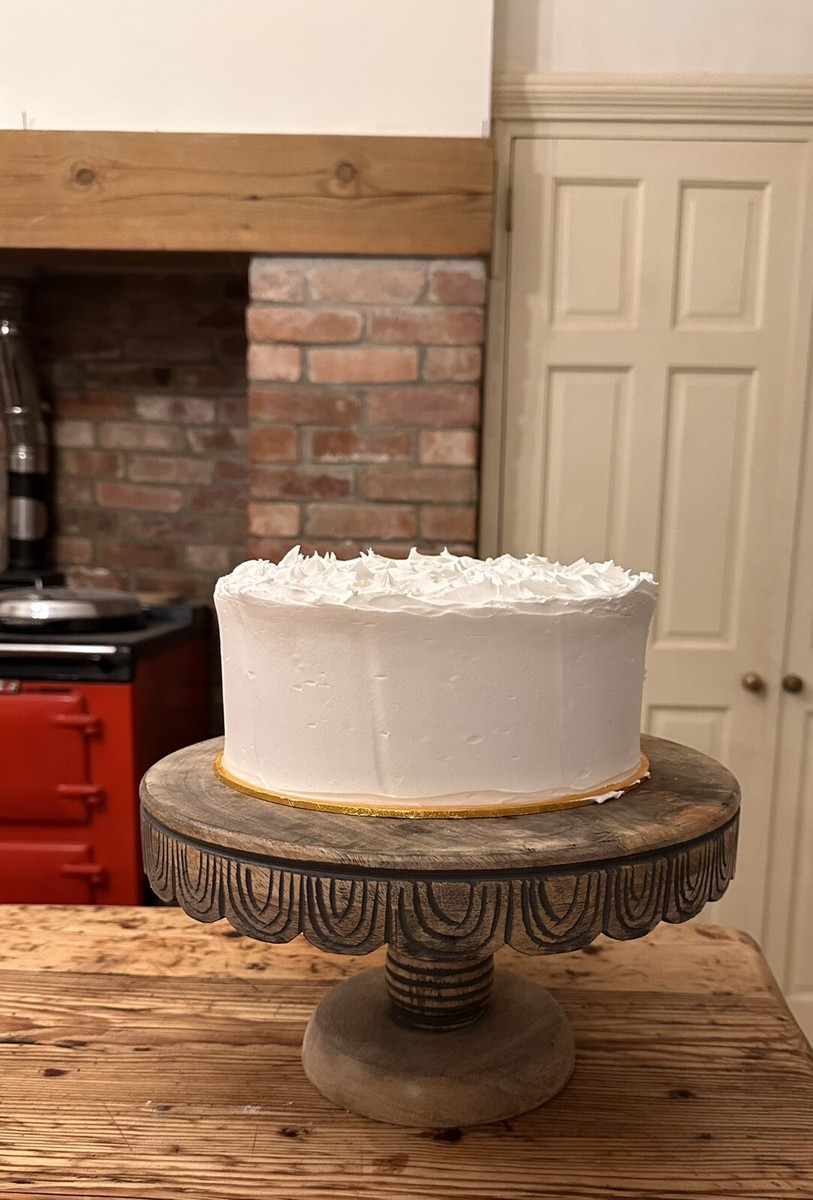 Luxury Iced Christmas Cake Royal Icing Freshly Baked To Order 4kg