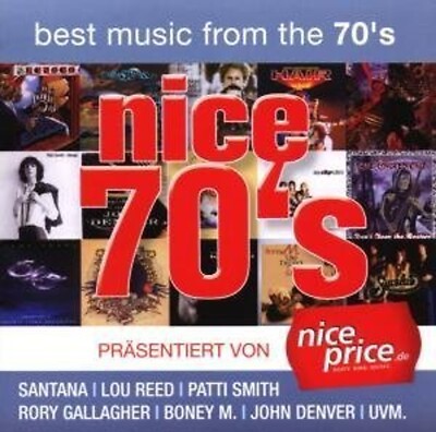 NICE 70´s * BEST MUSIC FROM THE 70´s * CD * NEU*OVP mit Santana, Smokie, Boney M