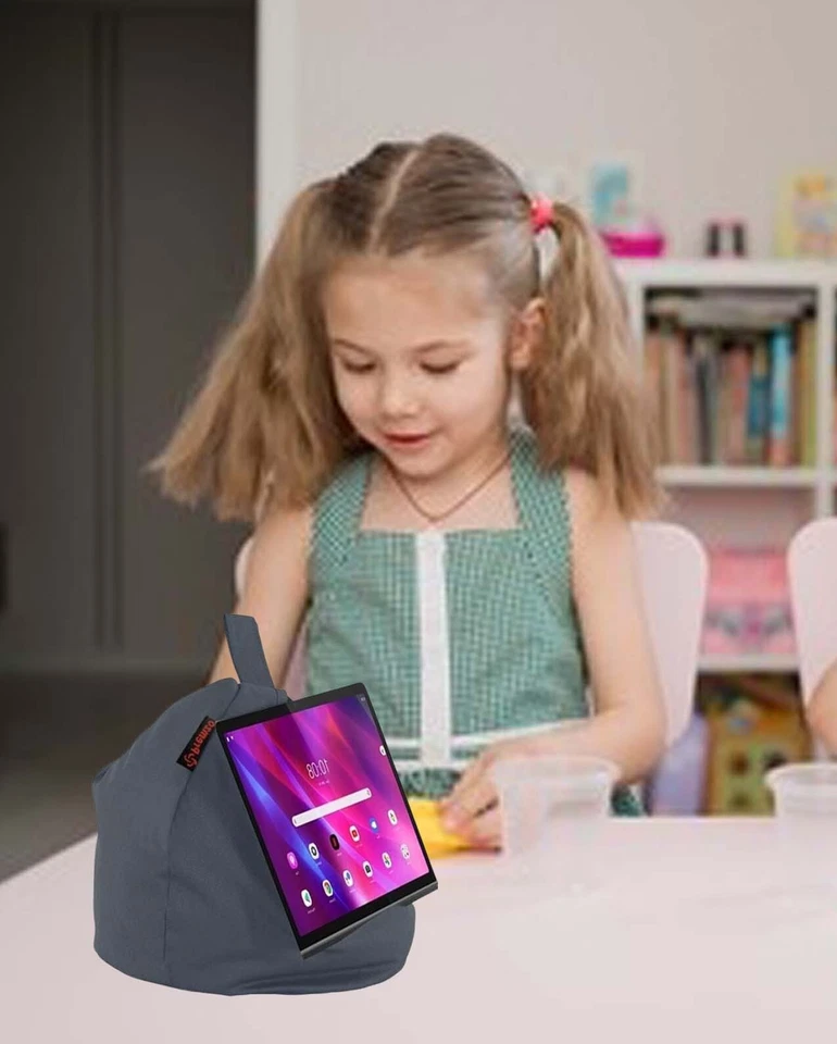 Tablet Book Holder Stand Hands Free Bean Bag Cushioned Soft Happy Occasions Gift - Image 2 of 4