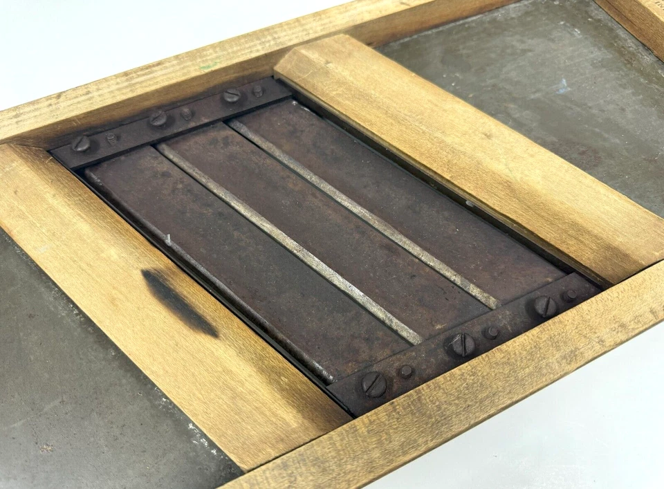 Primative 3 Blade Cabbage Kraut Cutter # 673 T. & D. - Image 4 of 4