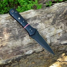 Handmade D2 steel blade V42 Military hunting double-edged dagger knife Stiletto