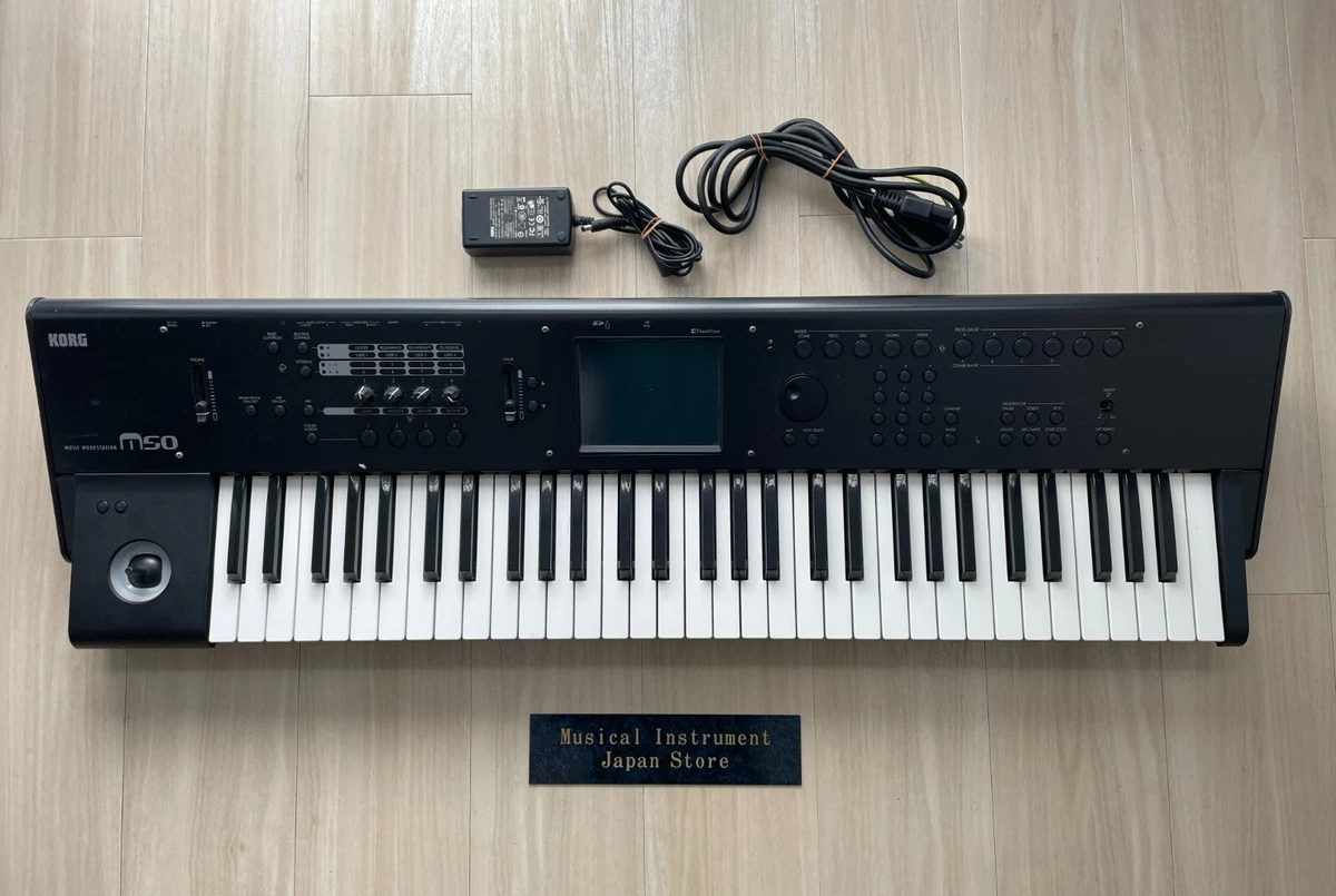 Korg M50-61 61-Key Music Workstation Keyboard Synthesizer with Power Cable