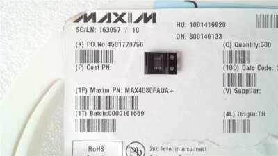 Verstärker-IC/ Stromrichtungsverstärker - MAX4080FAUA+ - UMAX-8 - NEU