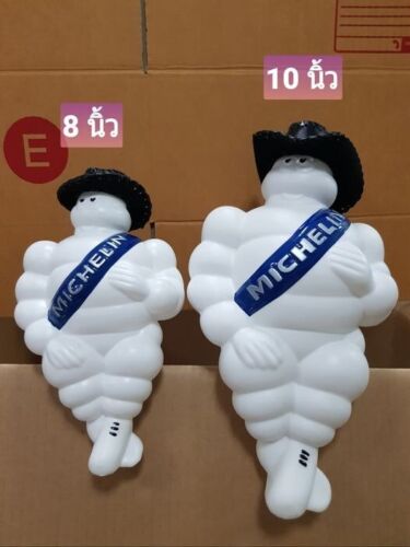 2 x 8" Light Michelin Man Doll Figure Bibendum Advertise Tire Collect Truck Car - Picture 3 of 5