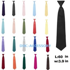 Casual Solid Plain Classic Mens Ties 100 New Silk Woven Slim Necktie Men's Tie