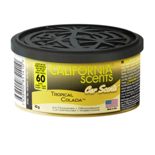 California Scents Tropical Colada Car & Home Air Freshener Can Style 42g